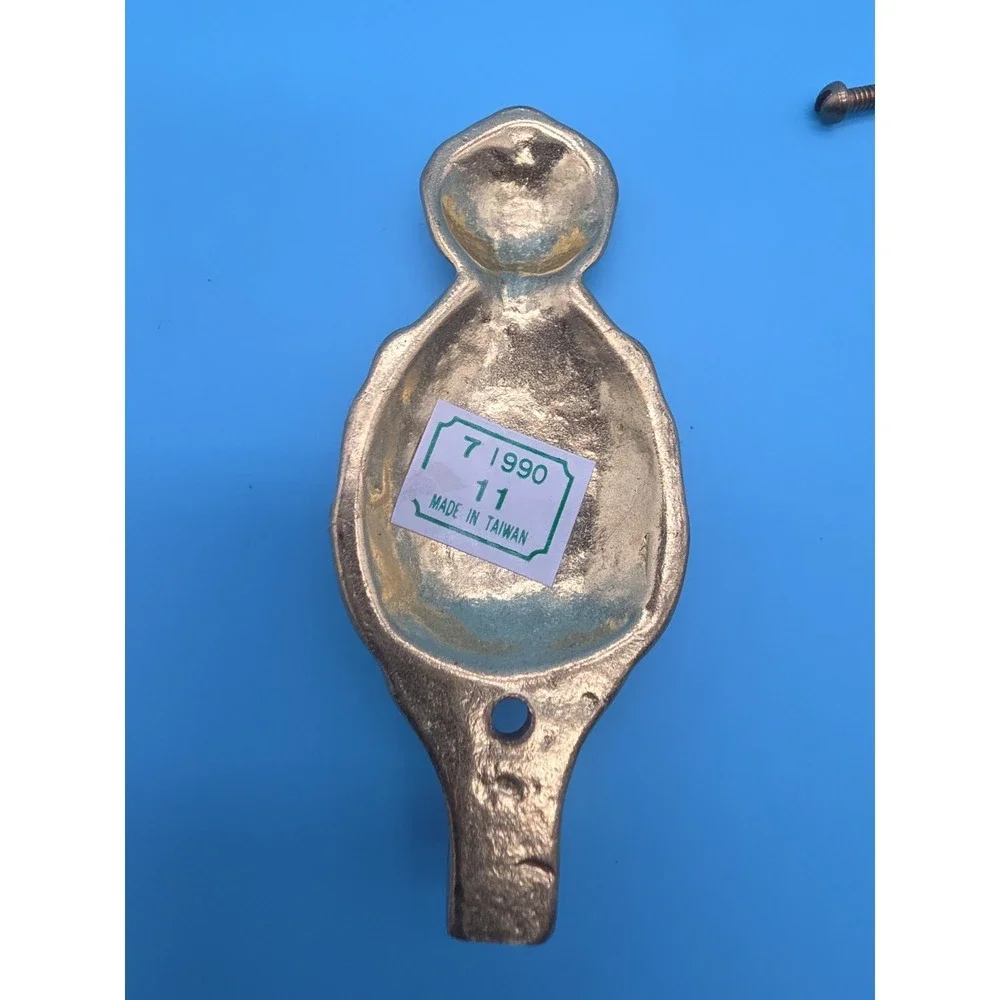 Brass Pineapple Wall Hanger Hook  The Bombay Company 3.5